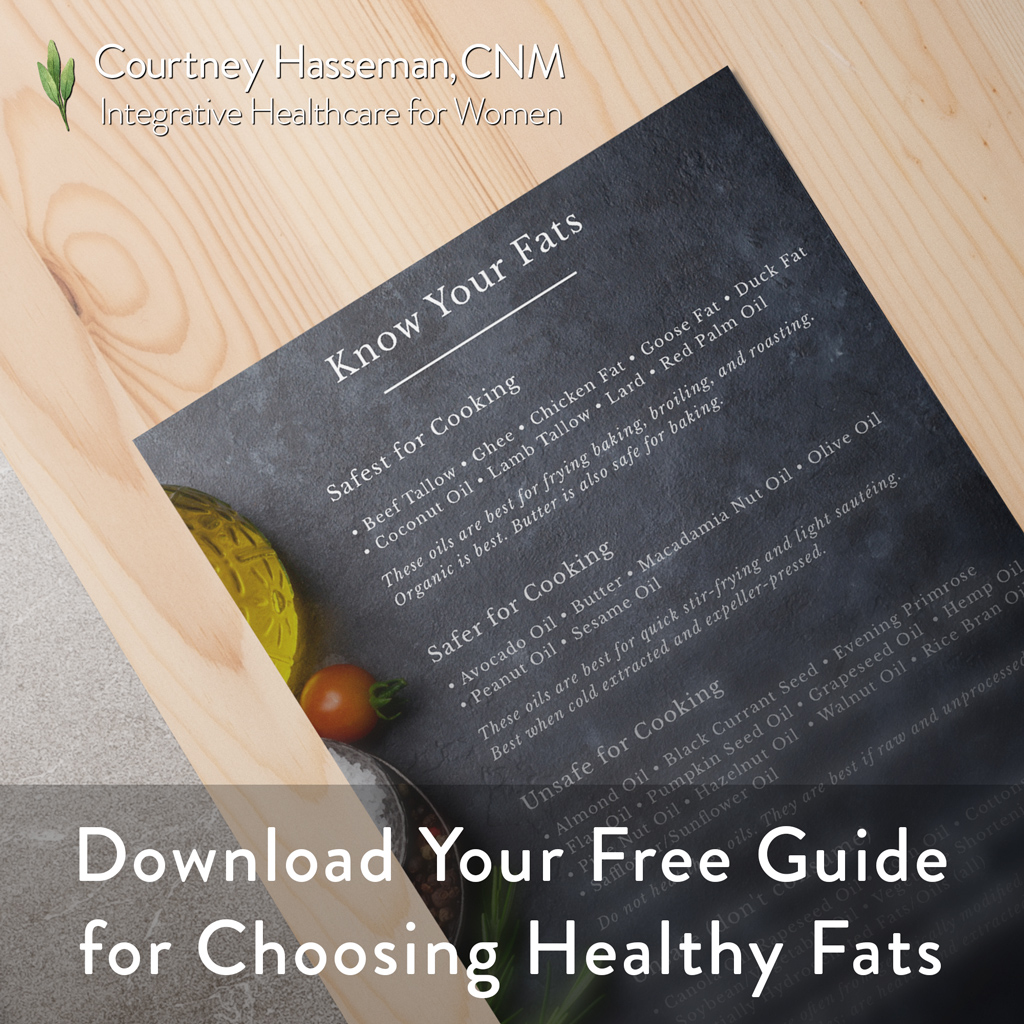 Free Guide for choosing Healthy Fats